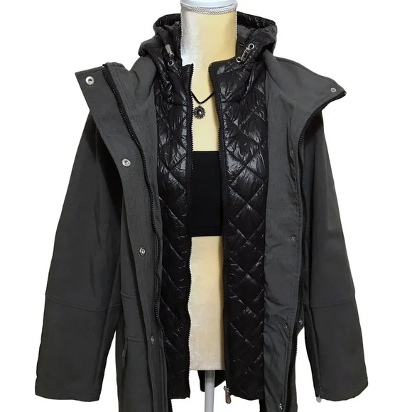 Steve Madden NWOT Softshell Trench Coat Women 1X - Picture 13 of 16